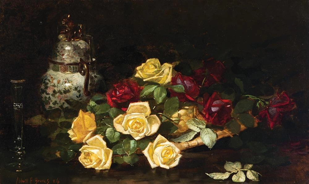 Abbott Fuller Graves-50-Natura morta floreale 1